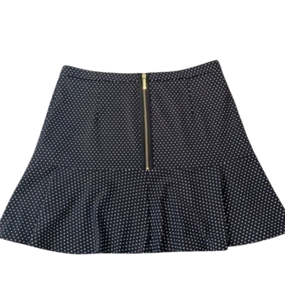 Michael Michael Kors Black and White Polka Dot A-Line Skirt - Picture 2 of 5